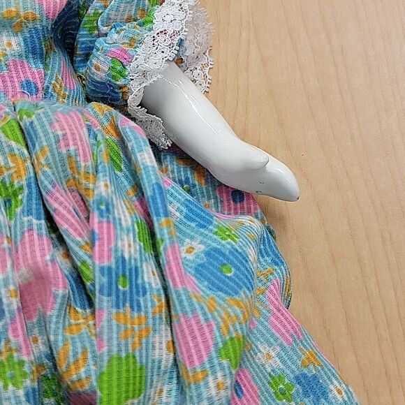 Antique 21" porcelain doll - Picture 3 of 5